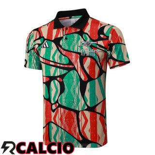 Maglia Polo Arsenal Rosso Verde 2025/2026