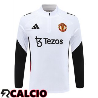 Felpa Allenamento Manchester United Bianco 2025/2026