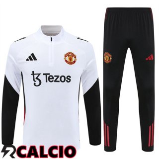 Insieme Tuta Calcio Manchester United Bianco 2025/2026