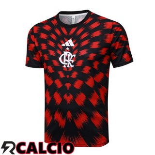 T Shirt Allenamento Flamengo Rosso Nero 2025/2026