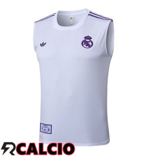Canotta Allenamento Real Madrid Bianco 2025/2026