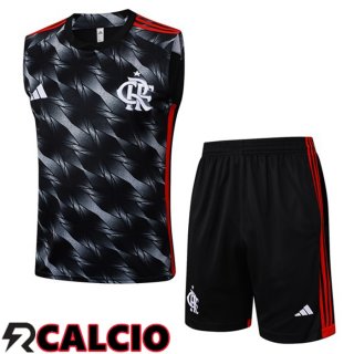 Canotta Allenamento Flamengo + Pantaloncini Nero 2025/2026