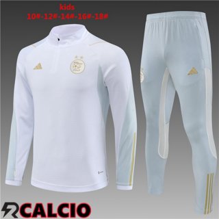 Insieme Tuta Calcio Algeria Bambino Bianco 2023/2024
