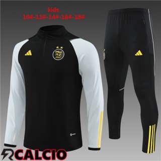 Insieme Tuta Calcio Algeria Bambino Nero 2023/2024