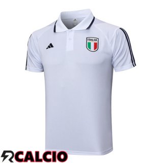 Maglia Polo Italia Bianco 2023/2024