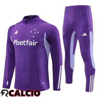 Insieme Tuta Calcio Cruzeiro EC Viola 2023/2024