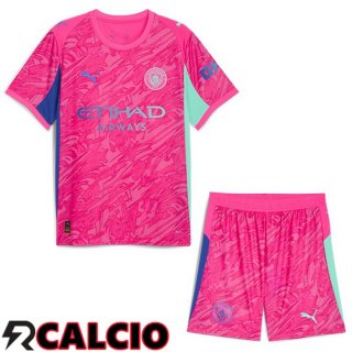 Maglia Manchester City Bambino Portiere Rosa 2025/2026