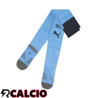 Prima Calzini Calcio Manchester City Blu 2025/2026