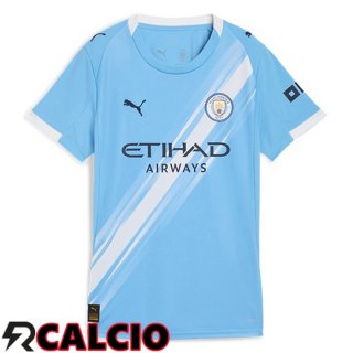 Prima Maglia Manchester City Donna Blu 2025/2026