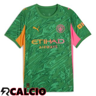 Maglia Manchester City Portiere Verde 2025/2026