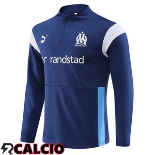 Felpa Allenamento Marsiglia Blu Reale 2023/2024