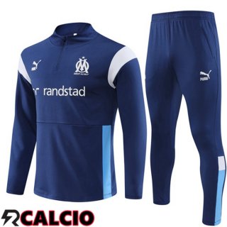 Insieme Tuta Calcio Marsiglia Blu Reale 2023/2024