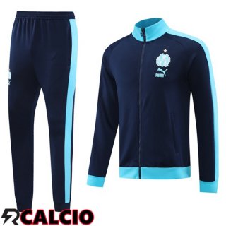Insieme Tuta Calcio - Giacca Marsiglia Nero 2023/2024