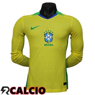 Prima Maglia Brasile Manica Lunga 2025/2026