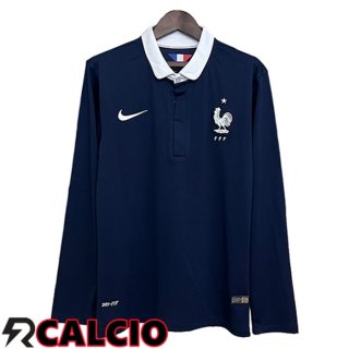 Prima Maglia Francia Retro Manica Lunga 2014