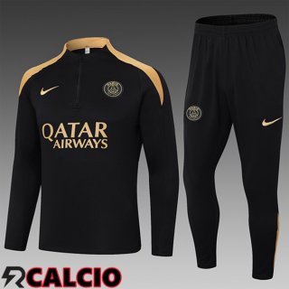 Insieme Tuta Calcio Paris PSG Bambino Nero 2024/2025