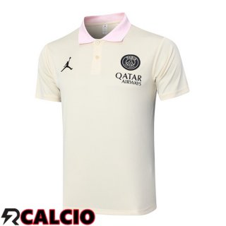 Maglia Polo Paris PSG Giallo 2024/2025