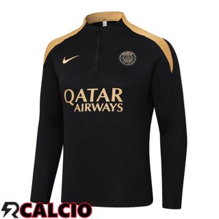 Felpa Allenamento Paris PSG Nero 2024/2025