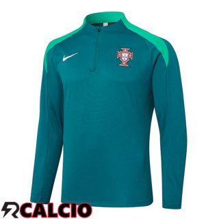 Felpa Allenamento Portogallo Verde 2024/2025