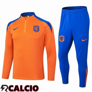 Insieme Tuta Calcio Paesi Bassi Arancia 2024/2025