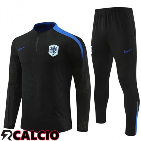 Insieme Tuta Calcio Paesi Bassi Nero 2024/2025