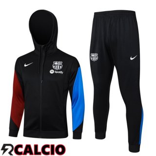 Tuta Calcio - Giacca A Vento FC Barcellona Nero 2024/2025