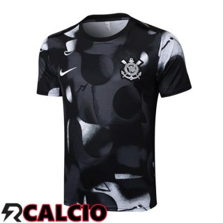 T Shirt Allenamento Corinthians Nero 2025/2026