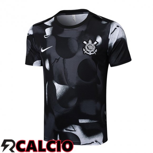 T Shirt Allenamento Corinthians Nero 2025/2026