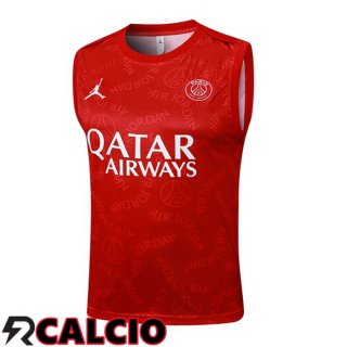 Canotta Allenamento Jordan Paris PSG Rosso 2025/2026