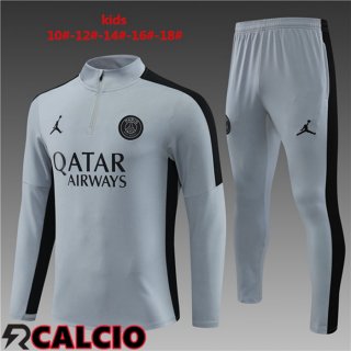 Insieme Tuta Calcio JORDAN Paris PSG Bambino Grigio 2023/2024