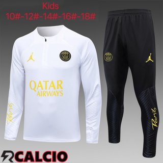 Insieme Tuta Calcio JORDAN Paris PSG Bambino Bianco 2023/2024