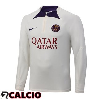 Felpa Allenamento Paris PSG Bianco 2023/2024