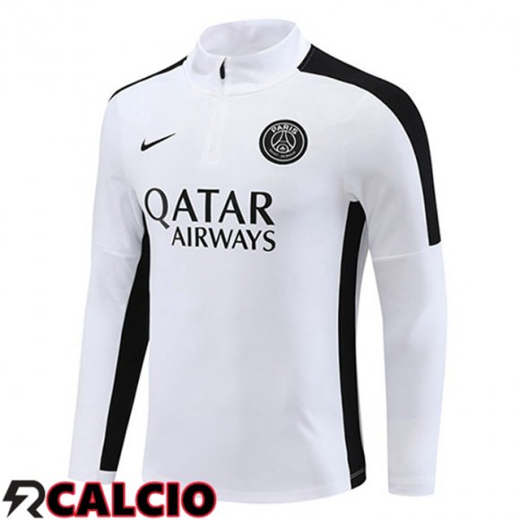 Felpa Allenamento Paris PSG Bianco 2023/2024
