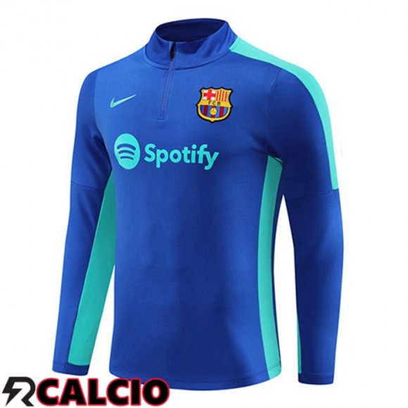 Felpa Allenamento FC Barcellona Blu 2023/2024