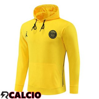 Felpa Cappuccio JORDAN Paris PSG Giallo 2023/2024