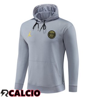 Felpa Cappuccio JORDAN Paris PSG Grigio 2023/2024