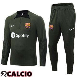 Insieme Tuta Calcio FC Barcellona Verde 2023/2024