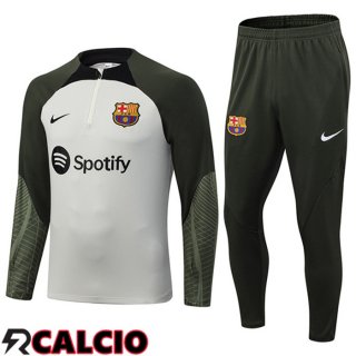 Insieme Tuta Calcio FC Barcellona Grigio 2023/2024