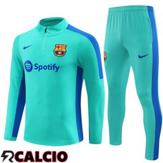Insieme Tuta Calcio FC Barcellona Cyan 2023/2024