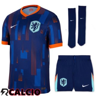 Maglie Calcio Paesi Bassi Prima (Pantaloncini + Calzini) UEFA Euro 2024
