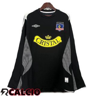 Maglie Calcio Colo-Colo Retro Seconda Manica Lunga Nero 2006