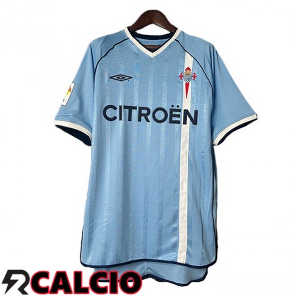 Prima Maglia Celta Vigo Retro Blu 2001-2002