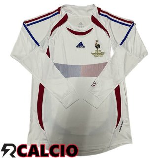 Maglie Calcio Francia Retro Seconda Manica Lunga 2006