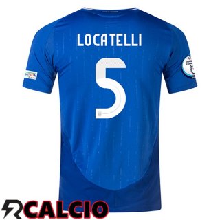 Maglie Calcio Italia (LOCATELLI 5) Prima UEFA Euro 2024