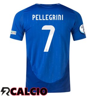 Maglie Calcio Italia (PELLEGRINI 7) Prima UEFA Euro 2024