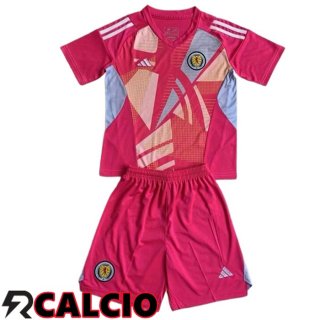 Maglie Calcio Scozia Bambino Portiere Rosa 2024/2025