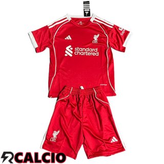 Maglie Calcio Liverpool Bambino Prima 2025/2026