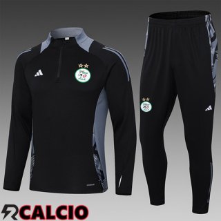 Insieme Tuta Calcio Algeria Bambino Nero 2024/2025