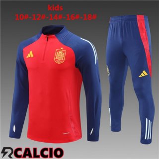 Insieme Tuta Calcio Spagna Bambino Rosso 2024/2025