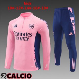 Insieme Tuta Calcio Arsenal Bambino Rosa 2024/2025